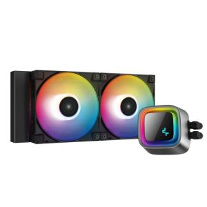 Cooler Procesor DEEPCOOL LS520 NEGRU, marime radiator 120mm, 2 ventilatoare