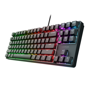 Tastatura gaming mecanica cu fir Trust GXT 864 Cada TKL,