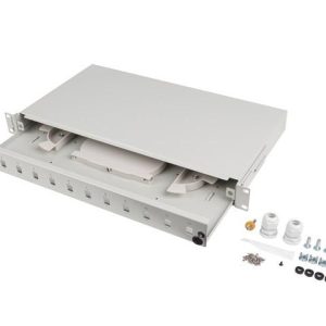 Patch panel fibră rack 19" 1U  12x SC simplex