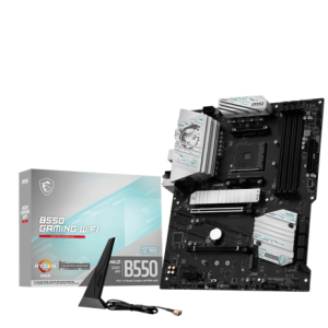 MSI B550 GAMING WIFI. Processor manufacturer: AMD, Processor socket: Socket
