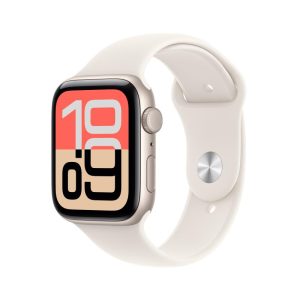 Apple Watch SE 3 GPS 44mm Starlight Aluminium Case with Starlight Sport Band