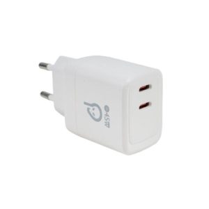 Incarcator retea SPACER Power Delivery, GaN, 2 x USB Type-C