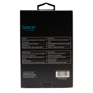 Suport auto SPACER pt. SmartPhone, fixare pe bord sau geam