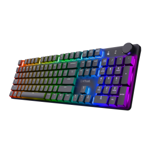 Tastatura gaming mecanica Trust GXT 868 Torix Premium wireless, 104