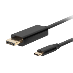 Cablu USB-C(M)  DisplayPort(M) 0,5 m 4K 60Hz negru