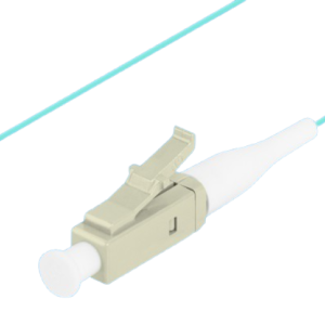Pigtail fibră MM LC/UPC OM3 easy-strip 50/125 2 m aqua