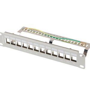 Patch panel gol 12 porturi 1U 10" FTP pentru module