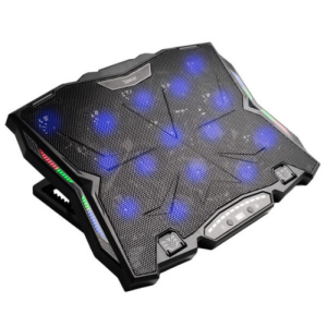 STAND SPACER notebook 17" Gaming, sita metal, 15x6cm LED fans,6