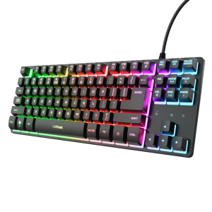 Tastatura Trust cu fir GXT833W Thado TKL, numar butoane 87,