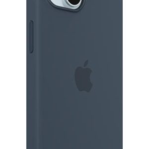 iPhone 15 Silicone Case with MagSafe - Storm Blue