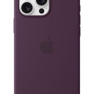 iPhone 16 Pro Max Silicone Case with MagSafe - Plum