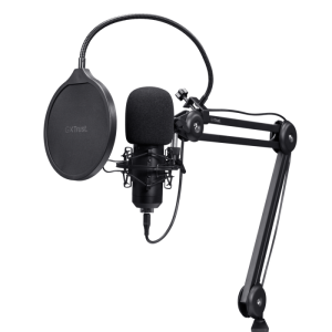 Microfon Trust GXT 270 Emita II+ cu brat, negru