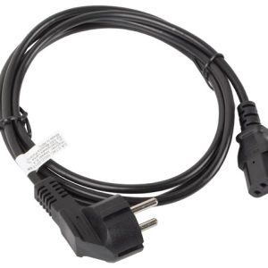 CEE 7/7->IEC 320 C13 POWER CORD 1.8M BLACK LANBERG
