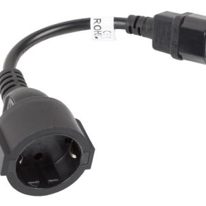 Cablu adaptor IEC 320 C14  Schuko(F) pentru UPS 20
