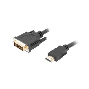 Cablu HDMI(M)  DVI-D(M)(18+1) 1,8 m negru Single Link cu