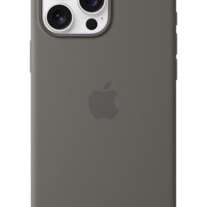 iPhone 16 Pro Max Silicone Case with MagSafe - Stone Gray