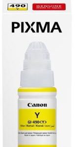 Cartus cerneala Canon GI-490 Y, yellow, capacitate 70ml, pentru echipamente