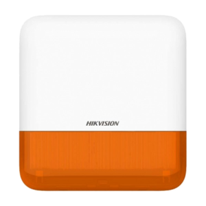 Sirene de exterior wireless AXPRO Hikvision DS-PS1-E-WE(Orange Indicator), frecventa de