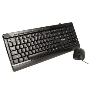KIT Spacer, tastatura cu fir multimedia 104 taste (+ 9