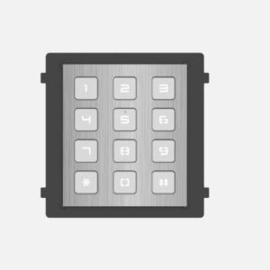 Modul de extensie videointerfon cu tastatura Hikvision DS-KD- KP/S;.permite formarea