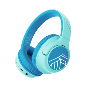Casti Over-ear PowerLocus BoboKids, Wireless, Albastru