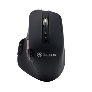 Mouse wireless Tellur Shade, silent click, rezolutie maxima 3200 DPI,