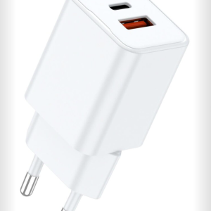 Lemontti Incarcator Retea GaN Dual Port 1x Type-C si 1x