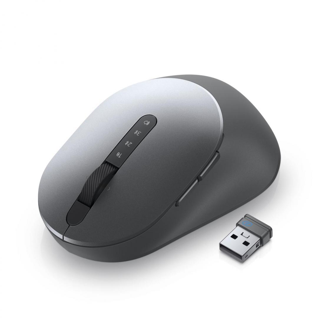 Mouse Wireless Dell MS5320W, 1600 dpi, Gri - imagine 4