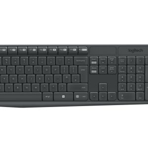 Kit Tastatura + mouse wireless Logitech MK235, interfata USB, distanta