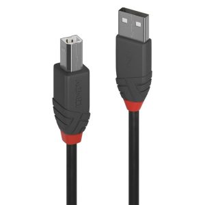 Cablu transfer Lindy LY-36675, USB 2.0 Type A to B,