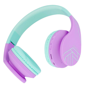 PowerLocus Casti pentru copii, Wireless, P1 Teal Purple