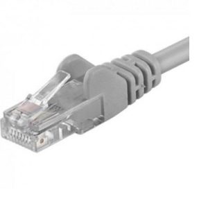 Patchcord UTP RJ45-RJ45 Cat.5e 2m gri,UTP-5E-2-G, pachcord din cupru