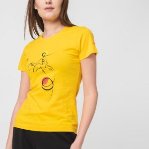 TSHIRT CASUAL F CAL PEGAS YELLOW-M