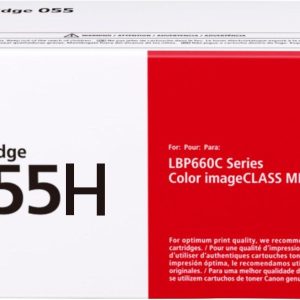 Toner Canon CRG055HC Cyan, High Yeld capacitate 5.9k pagini, pentru