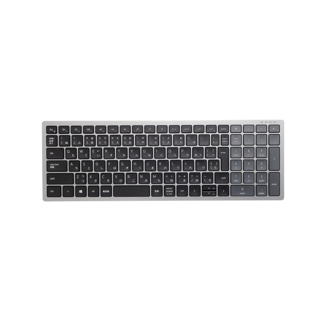 Tastatura Wireless DELL KB740, Fara fir, Gri - imagine 9