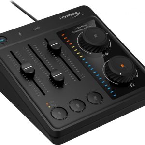 HyperX Audio Mixer pentru microfoane XLR si jack 3,5mm, phantom