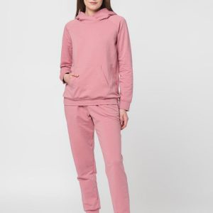 HANORAC COTON RAGLAN FEMEI PINK-XS
