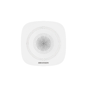 Sirena interior wireless AX PRO Hikvision DS-PS1-I-WE(B)-B(Blue Indicator); 868MHz two-way