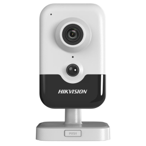 Camera de supraveghere IP cube 4MP Hikvision DS-2CD2443G2-IW(2.8MM)(W), lentila fixa