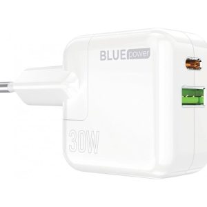 Incarcator retea BLUE Power BC111A 30W/3A  1xUSB-A & 1xUSB-C