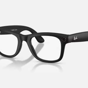 Ray-Ban Meta Wayfarer Gen 2 AI Glasses Matte Black/Clear (Large)
