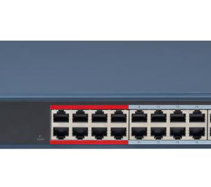 Switch 24 porturi Hikvision DS-3E1326P-EI(B), L2, Smart Managed, 24 ×