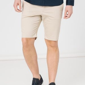 PANTALONI SCURT CASUAL BARBATI BEIGE S