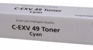 Toner Canon EXV49C, cyan, capacitate 19000 pagini, pentru iR Advance
