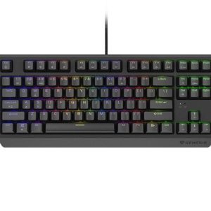 Tastatura Mecanica Gaming Genesis Thor 230 TKL, RGB, USB, negru