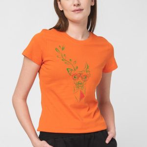 TRICOU  CERB FAMILIE FEMEI ORANGE-S