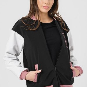 W JACHETA BOMBER  PINK  S