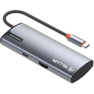 Hub USBC 3.0 Tellur, porturi 1 x HDMI, 3 x