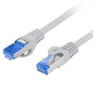 Patch cord Cat.6A S/FTP LSZH CCA 0,5 m gri, Fluke