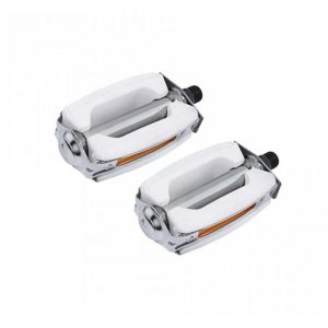 PEDALE LOWRIDER KRATE CU REFLECTOR, ALB